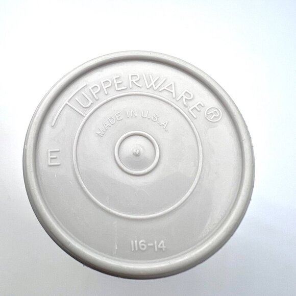 Vintage Tupperware Nesting Tumblers Gray Set of 3 60's 70's Midcentury USA - Picture 2 of 9